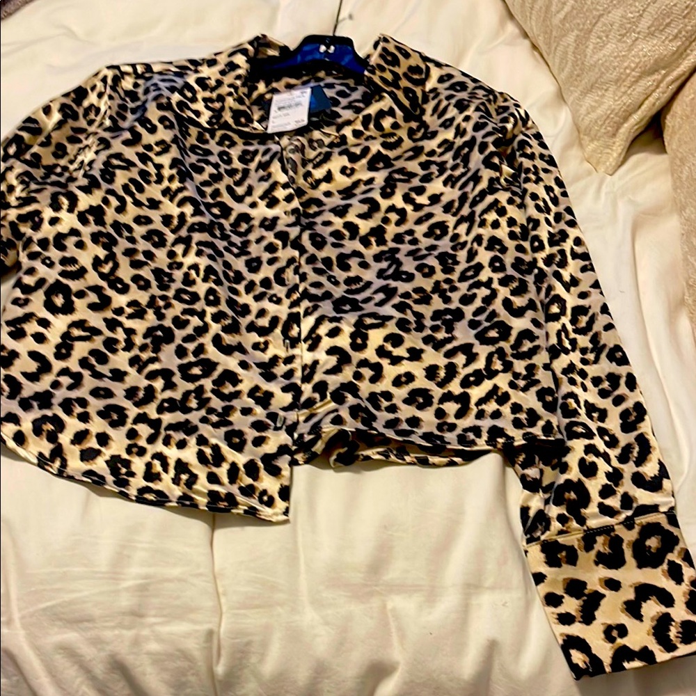 Nordstrom Leopard Print Women's Blazer